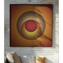 Radiant Lagrar: Sunset Hues in Concentric Harmony