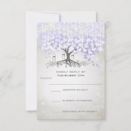 Radiant Lavender Heart Löv Bröllop OSA Kort