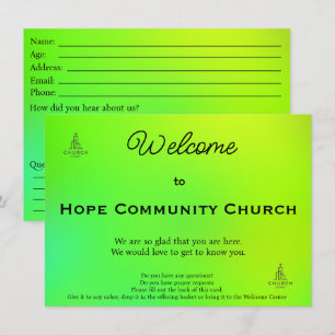 Radiant Life Church Connect-kort Kort