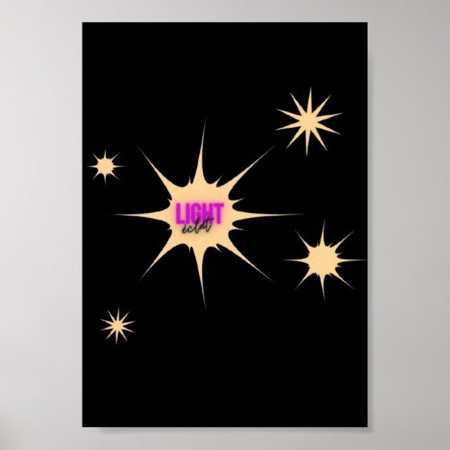 Radiant Light – Modern & Vibrant Style Poster (Framsidan)