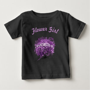 Radiant Lila Heart Löv Träd Bröllop T-shirt
