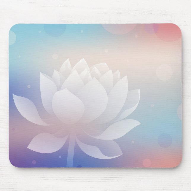Radiant Lotus Mouse Pad Musmatta (Framsidan)
