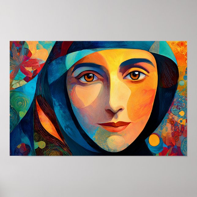 Radiant missionär: Saint Frances Xavier Cabrini Poster (Framsidan)