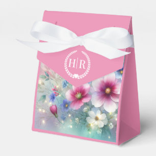 Radiant mousserande Vår Blooms Bröllop Presentaskar