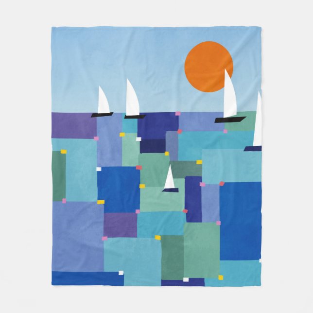 Radiant Ocean Voyage Fleecefilt (Framsidan)