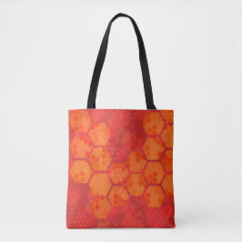 Radiant Orange Honeycomb Tygkasse
