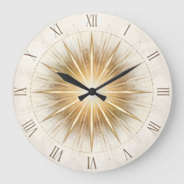 Radiant Order — Sunburst Dial Art Stor Klocka