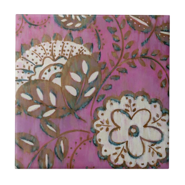 Radiant ornament I Kakelplatta (Framsidan)