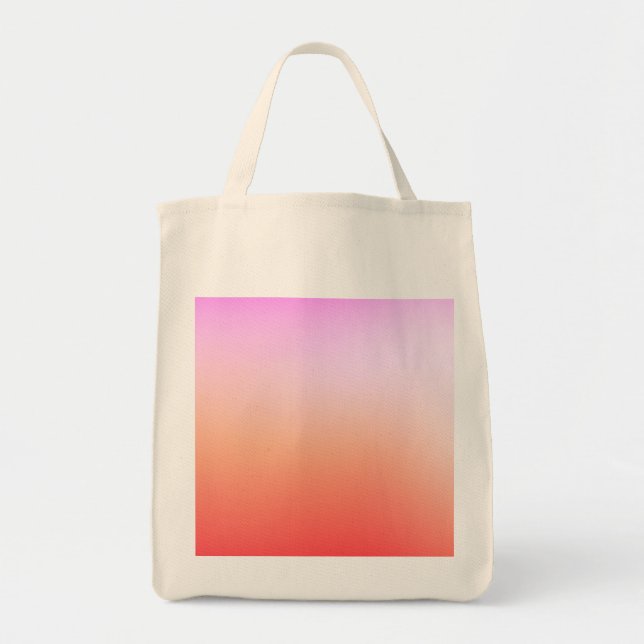 Radiant Pastel Sunset Gradient Tygkasse (Framsidan)