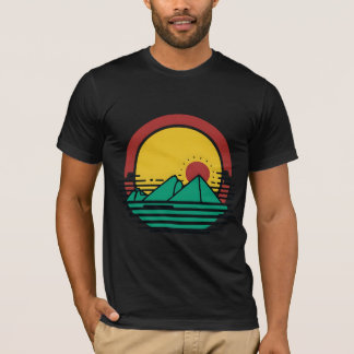 Radiant Peaks Mountain T Shirt