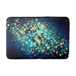 Radiant Pixel Bokeh Badrumsmatta