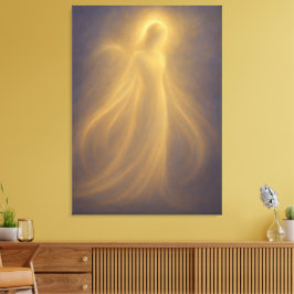 Radiant Presence Angel of Golden Light Spiritual Canvastryck