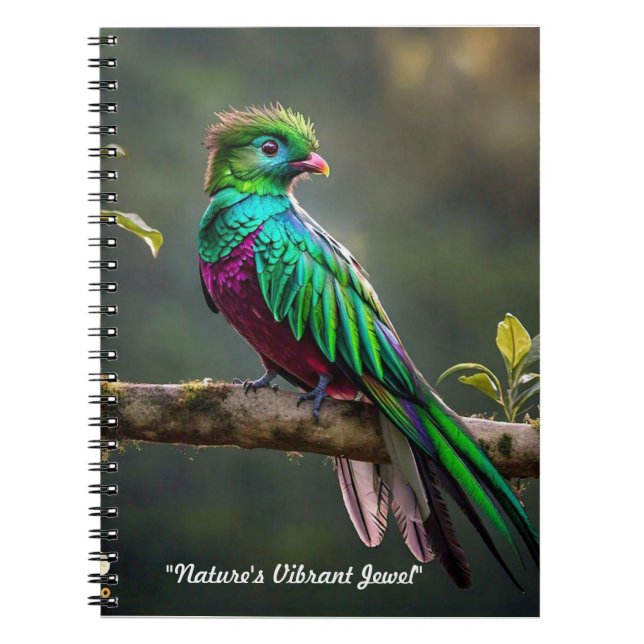 "Radiant Quetzal" Anteckningsbok (Framsidan)