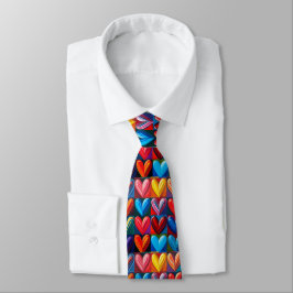 Radiant Rainbow Hearts Slips