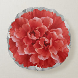 Radiant Red Azalea Botanical Art Dekorativ kudde C