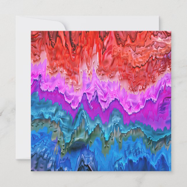 "Radiant reflektion" Färggrafik av Abstrakt (Framsida)