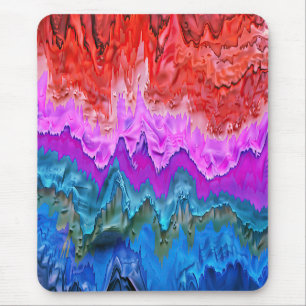 "Radiant reflektion" Färggrafik av Abstrakt Musmatta