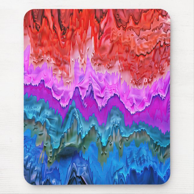 "Radiant reflektion" Färggrafik av Abstrakt Musmatta (Framsidan)