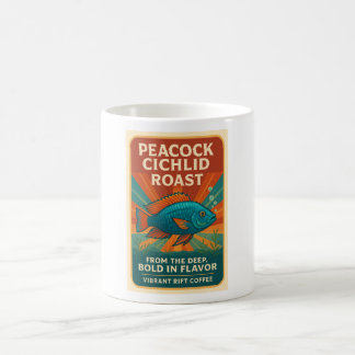 Radiant Rift Roast - Peacock Cichlid Coffee Kaffemugg