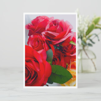 Radiant Rose Flat Thank You Card Tack Kort