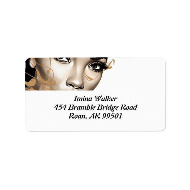 Radiant Royalty: Diva-ish Delight Label Adressetikett (Framsidan)