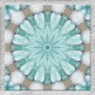 Radiant Sea Geometric Design Bathroom Tile Kakelplatta