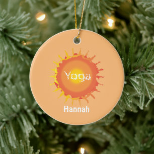 Radiant Sol Yoga Julgransprydnad Keramik