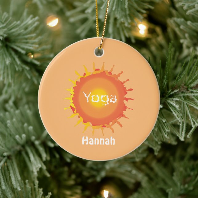 Radiant Sol Yoga Julgransprydnad Keramik (Träd)
