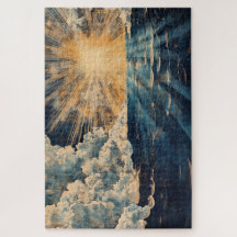 Radiant soluppgång över havet