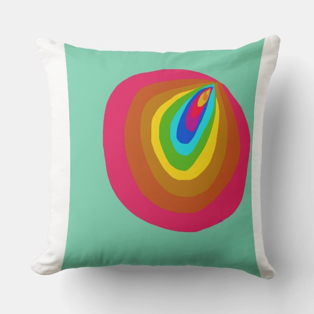 Radiant Spiral Mollusk Pillow Kudde (Framsida)