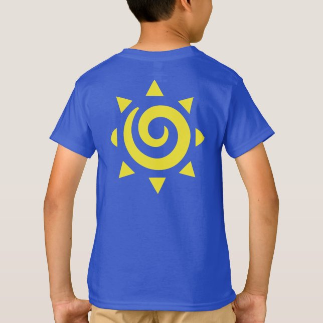 Radiant Spiral Sol Art T Shirt (Baksida)