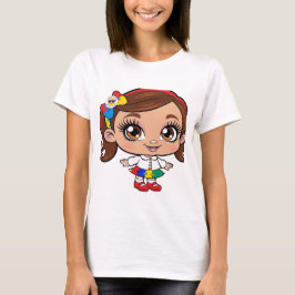 "Radiant Spirit: En liten flicka som firar autism T Shirt