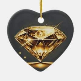 Radiant symbol för Kärlek och Joy Julgransprydnad Keramik