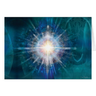 Radiant Teal Skärm Hälsningskort