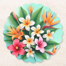 Radiant Tropical Blommigt Symphony