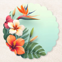 Radiant Tropical Blommigt Symphony