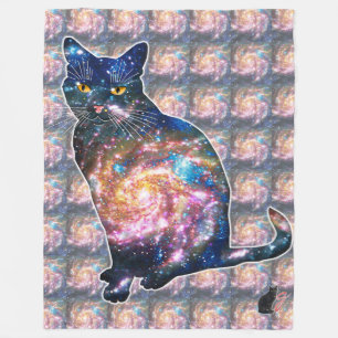 Radiant utrymme i Cat Fleece Blanket