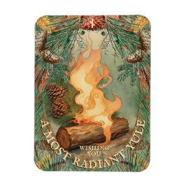 Radiant Yule & Winter Solstice Large Magnet