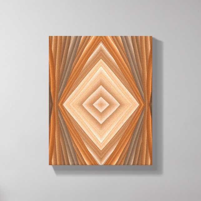 Radianta trådar: Anslutningen Färg Canvastryck (Framsida)