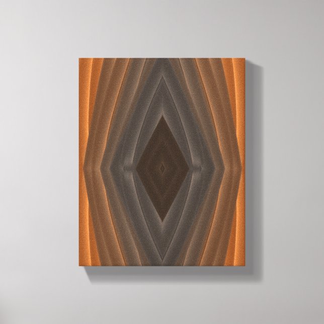 Radianta trådar: Anslutningen Färg Canvastryck (Framsida)