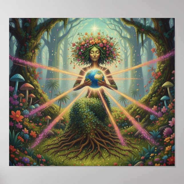 RadiantEarthGoddess Poster (Framsidan)