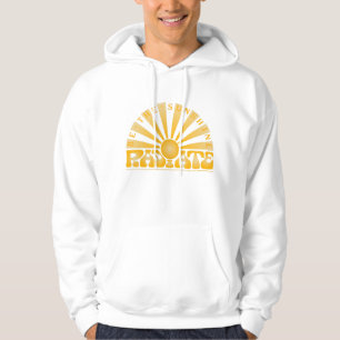 RADIATE BE BE THE Sunshine Vintage Retro Guld Grap Hoodie
