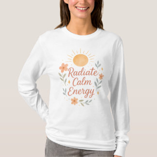 Radiate Calm Energy – Pastel Watercolor  T Shirt