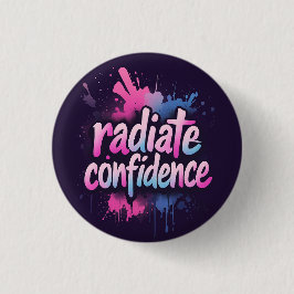 Radiate Confidence Pin | Self Love & Empowerment Knapp