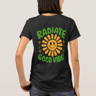 Radiate Good Vibes - Sunshine Smiley T Shirt