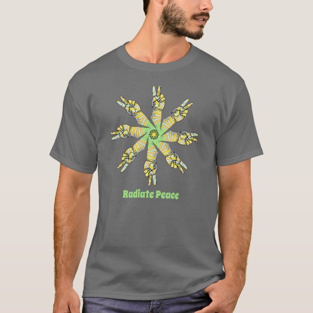 Radiate Peace T-Shirt (Framsida)
