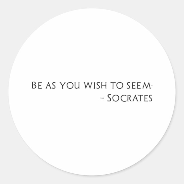 Radiate Positivity Runt Klistermärke (Framsida)