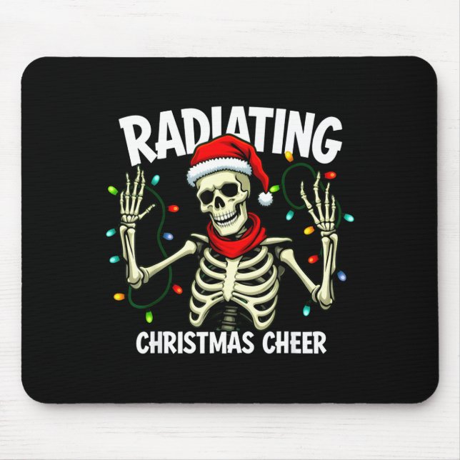 Radiating Christmas Cheer Skeleton Christmas Light Musmatta (Framsidan)