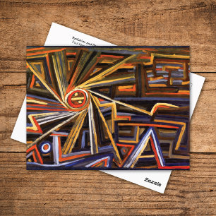Radiation Rotation Abstrakt Paul Klee Vykort
