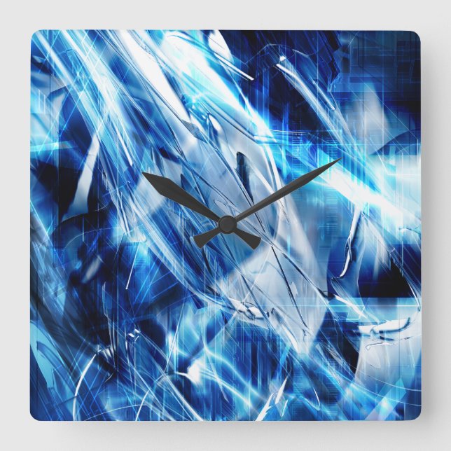 Radical Art 14 Wall Clock Fyrkantig Klocka (Framsida)